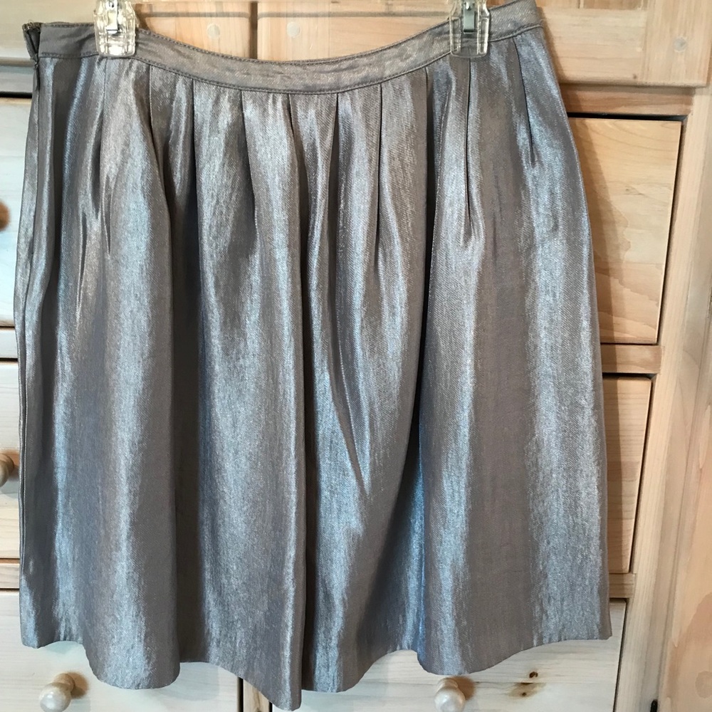 Old Navy metallic a-line skirt